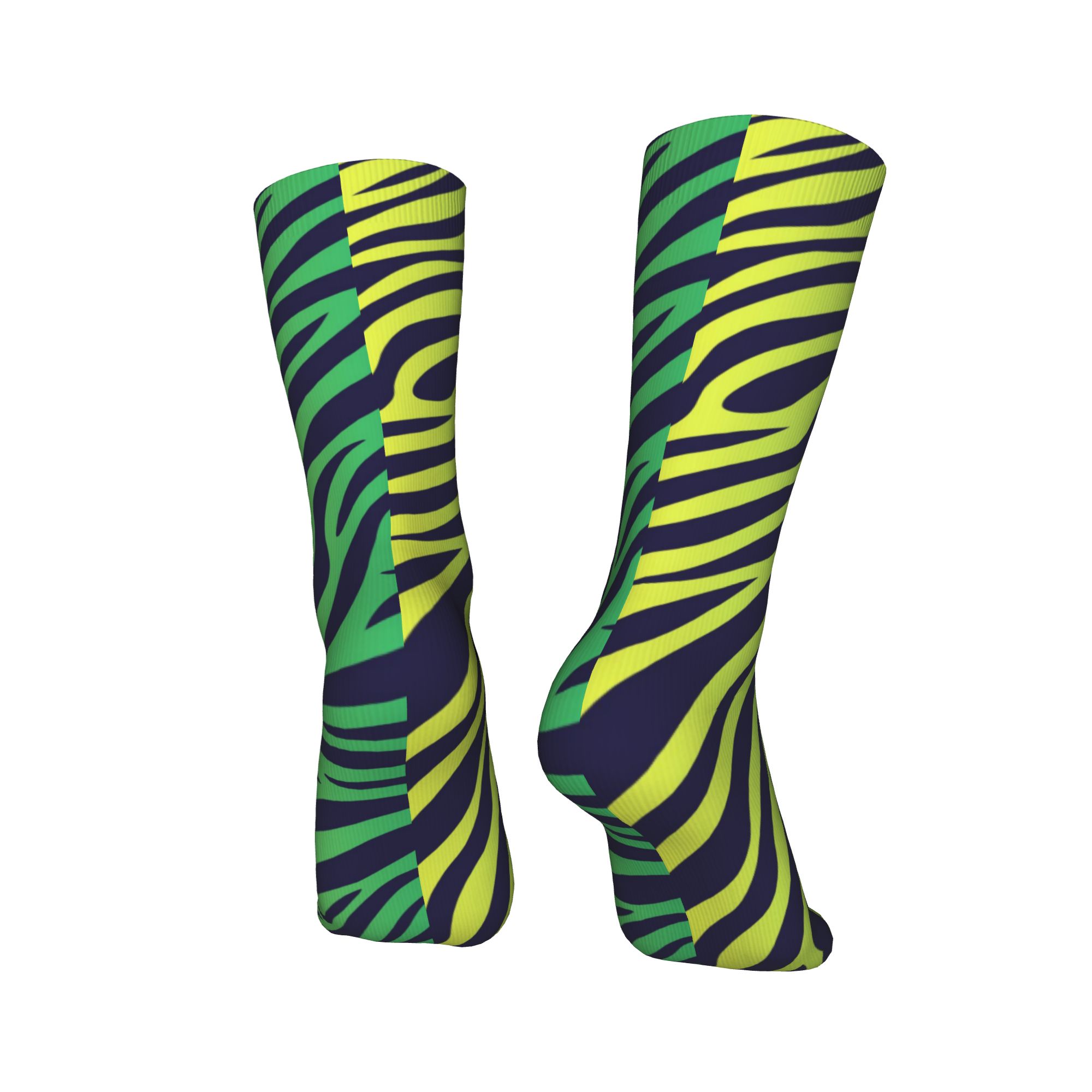 Colorful Tiger Zebra Skin Patt – обзор и цена Dress Sock Men