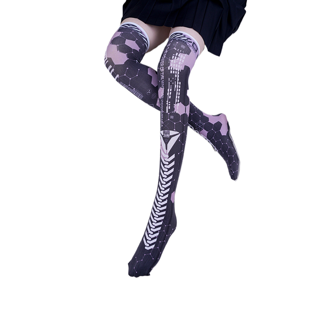 Anime Game Robot AI Mech Stock – обзор и цена Knee High Sock Women
