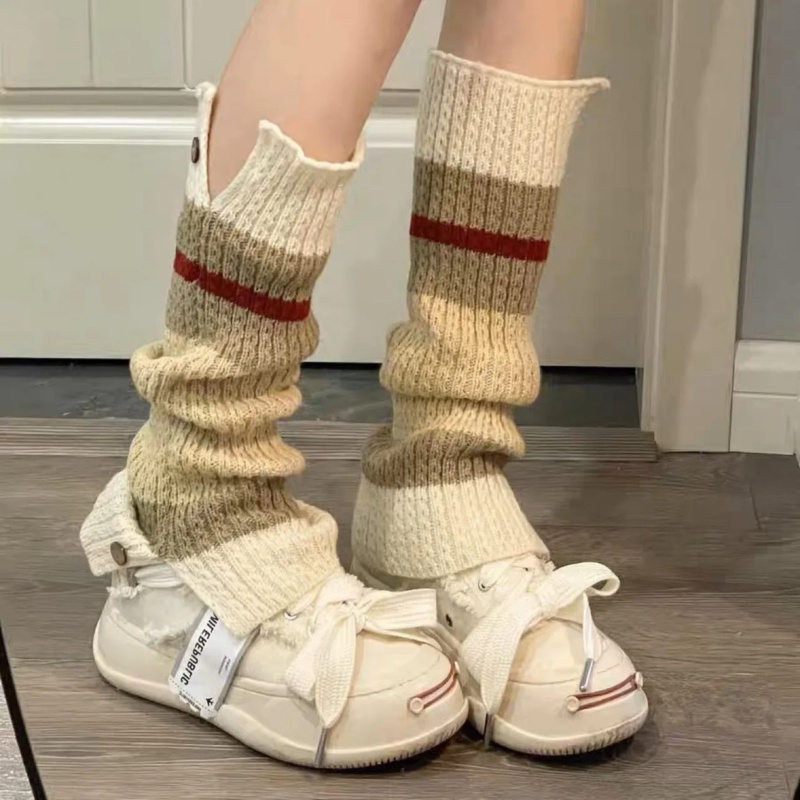 New ​Y2K Knitted Leg Warmers V – обзор и цена Boot Sock Slouchy