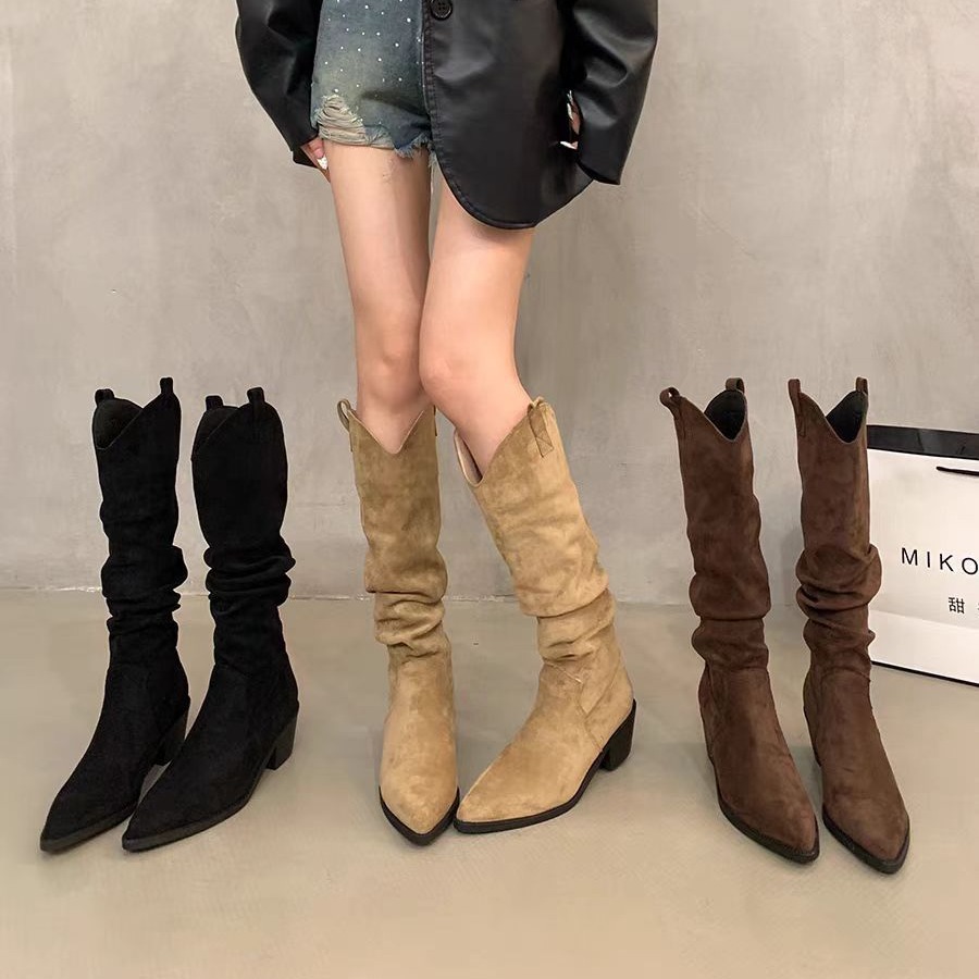 Long boots 2026 French retro c – обзор и цена Knee High Sock Women