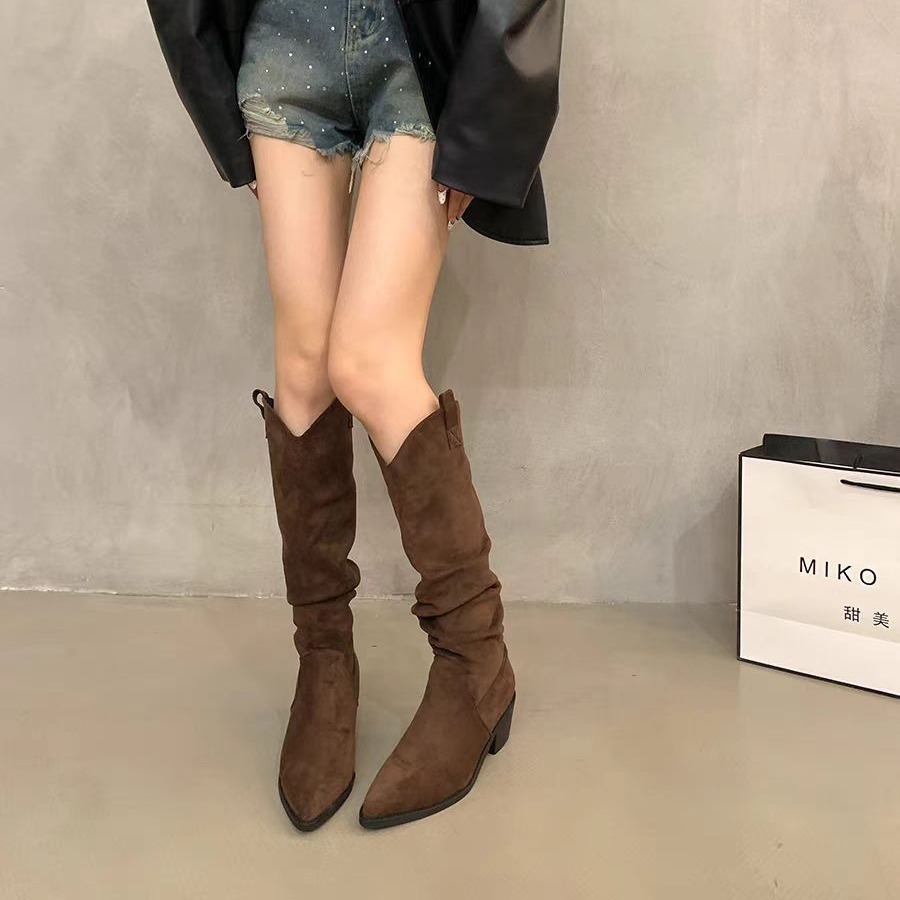 Long boots 2026 French retro c – обзор и цена Knee High Sock Women