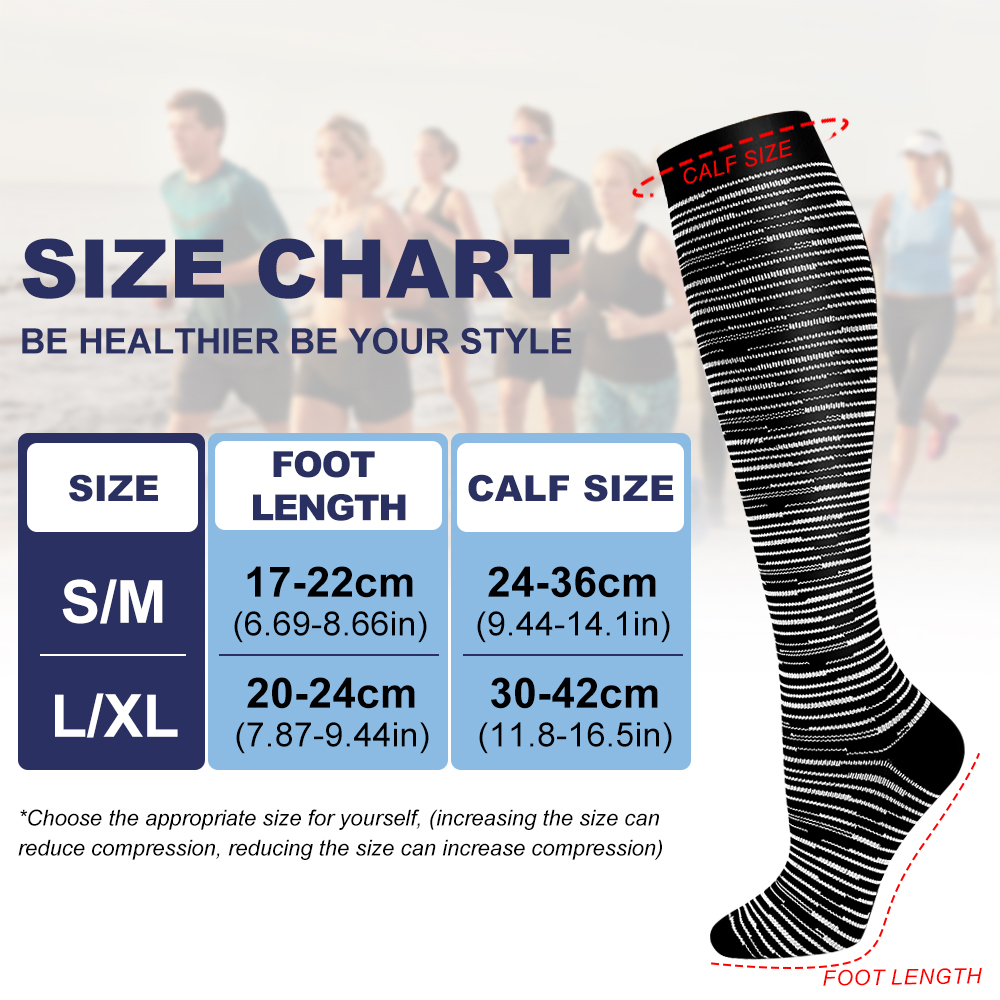 GOMOREON 6Pairs Compression So – обзор и цена Compression Sock Medical
