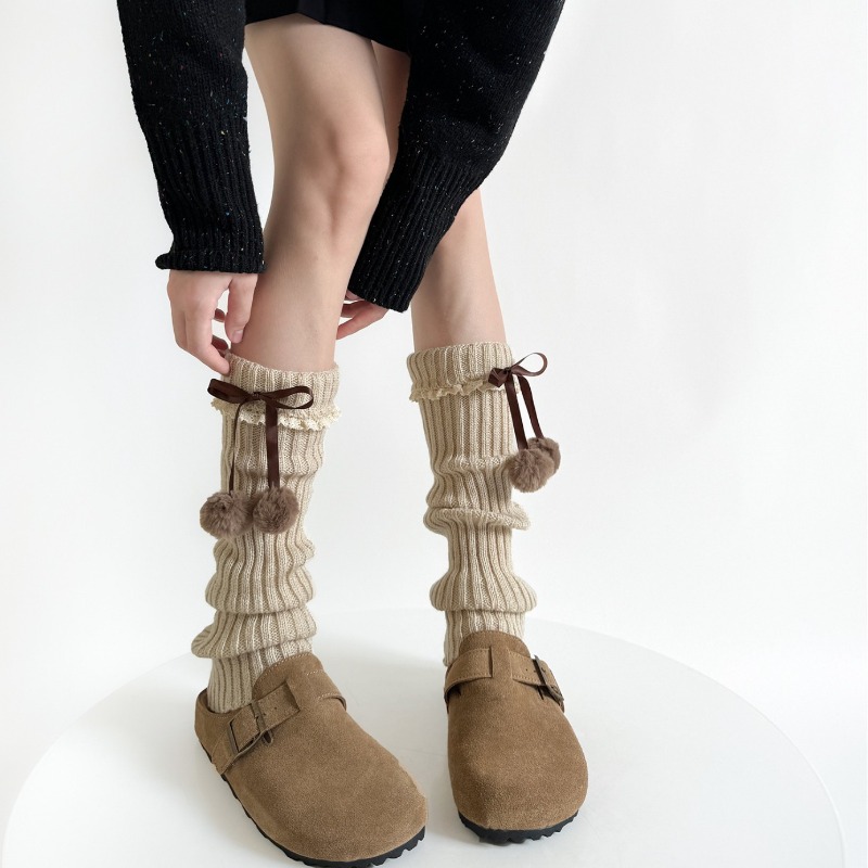 Camel Knit Leg Warmers with Fu – обзор и цена Boot Sock Slouchy