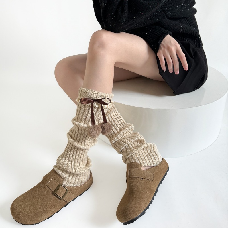 Camel Knit Leg Warmers with Fu – обзор и цена Boot Sock Slouchy