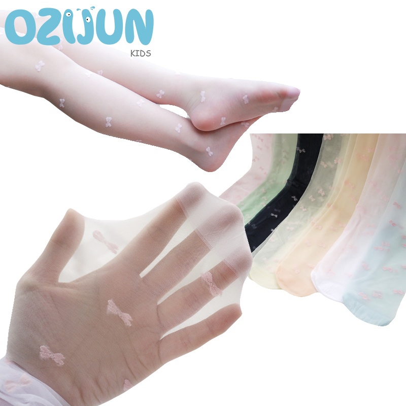 1 Pairs of Children Girl's Bow – обзор и цена Tights Pantyhose Sheer