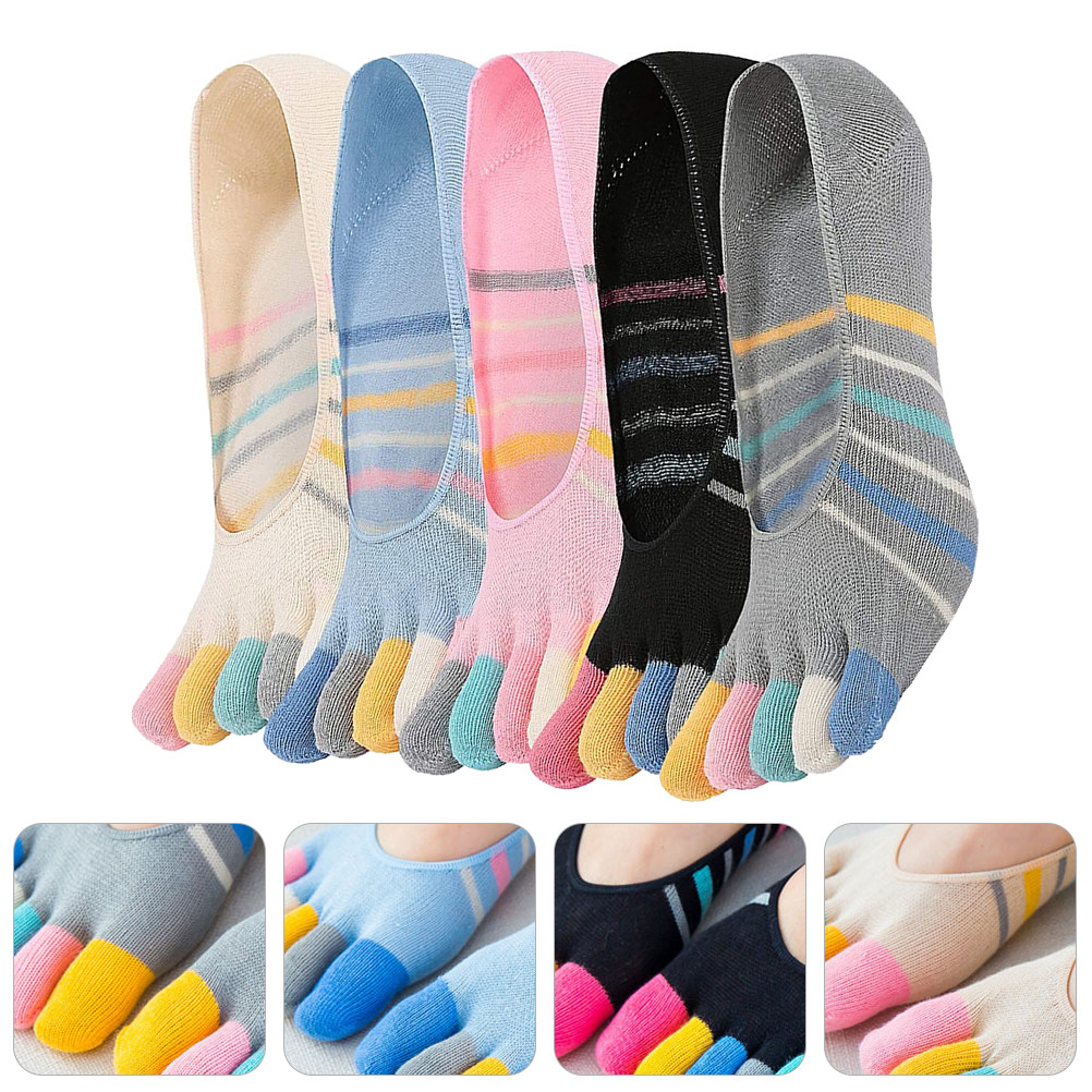 5Pairs Women Finger Toe Socks  – обзор и цена Invisibility Sock Loafer
