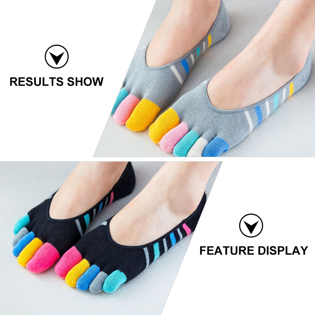 5Pairs Women Finger Toe Socks  – обзор и цена Invisibility Sock Loafer