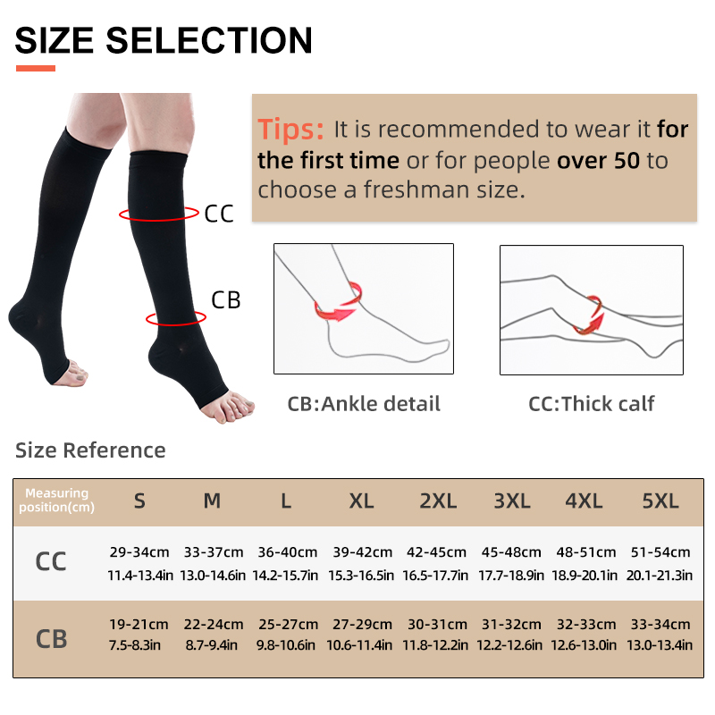 S-5XL 2pcs/Pair Medical Compre – обзор и цена Compression Sock Medical